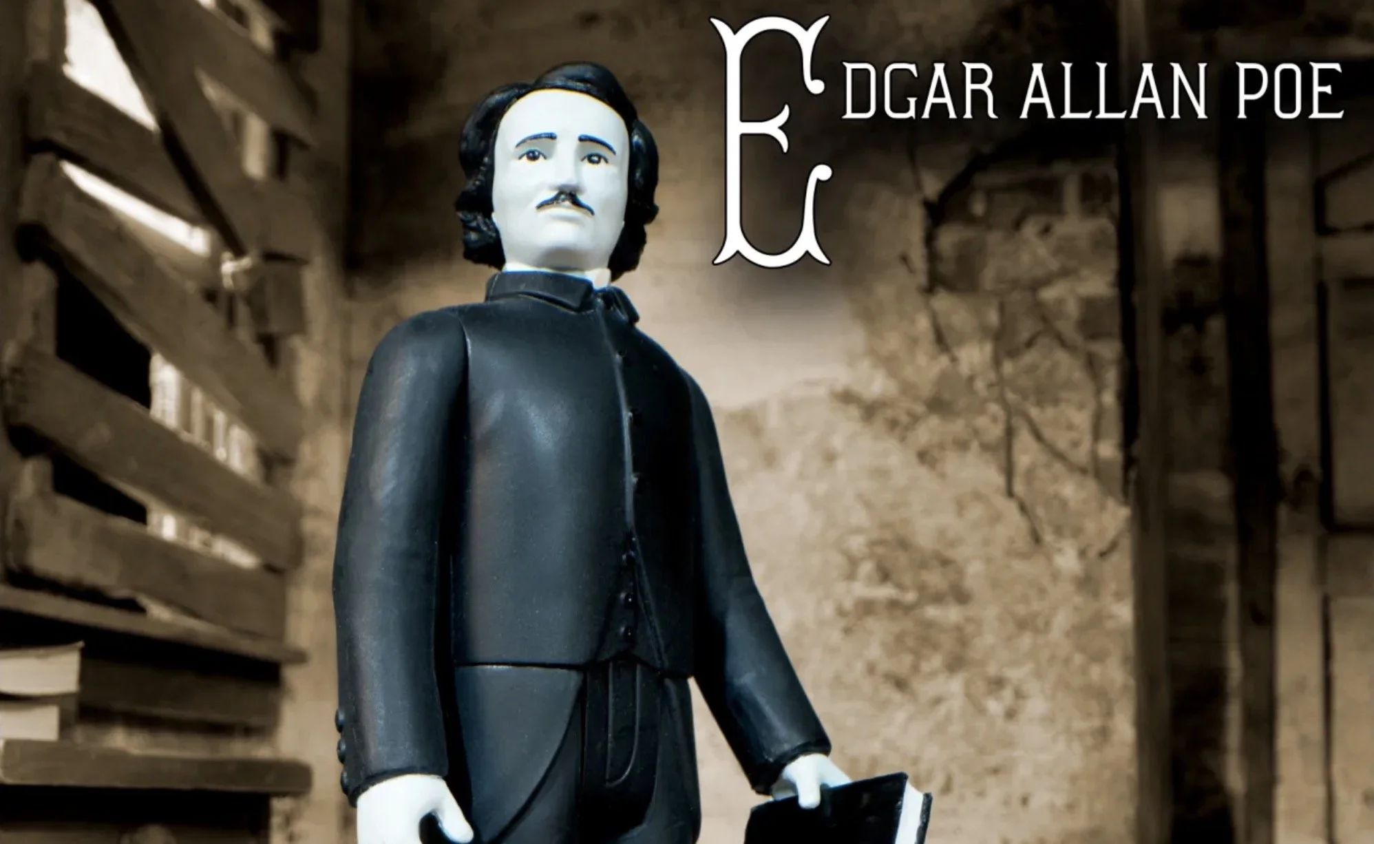 Super7 celebrates Edgar Allen Poe’s 216th birthday with a new reaction figure